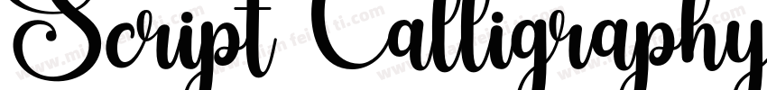 Script Calligraphy字体转换